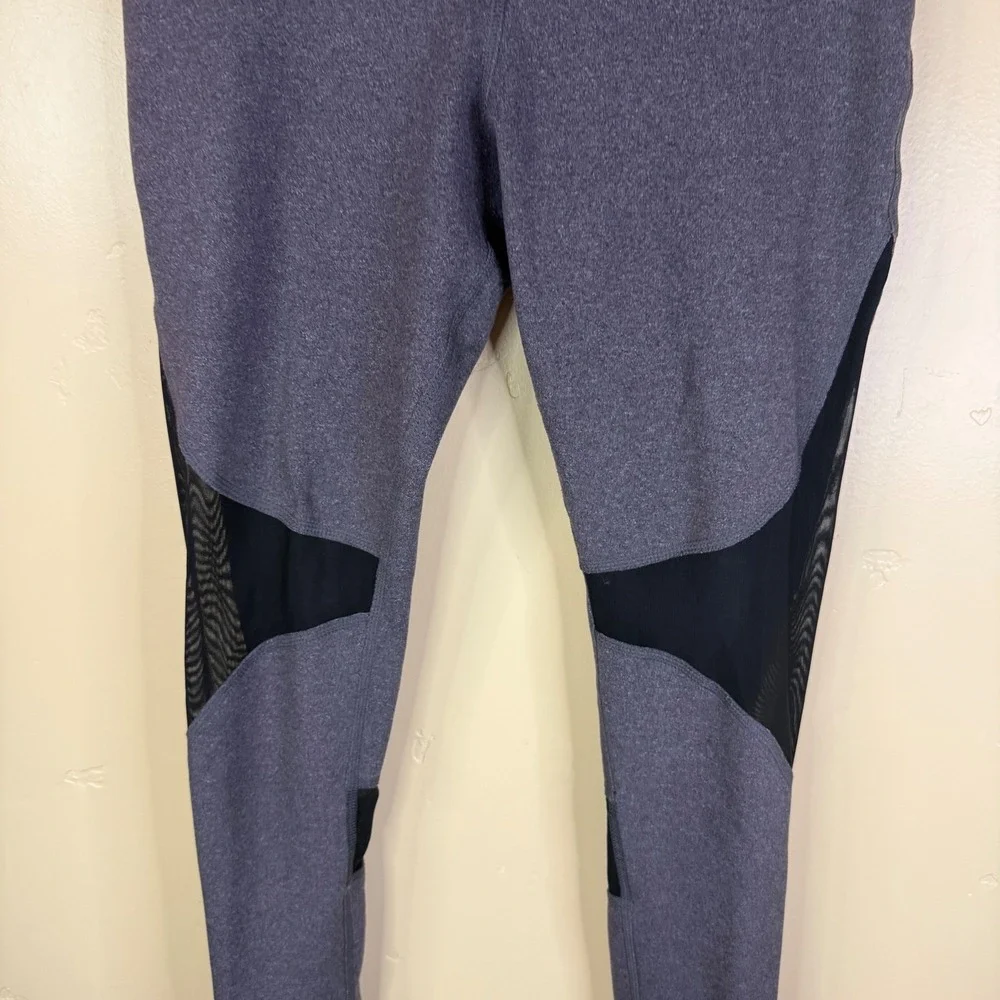 Alo Yoga Womens Coast Legging High-Waist Stirrup Mesh Heather Gray‎ Size SM